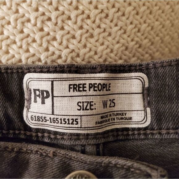 Free People High Waist Crop Straight Leg Jeans - Picture 12 of 13